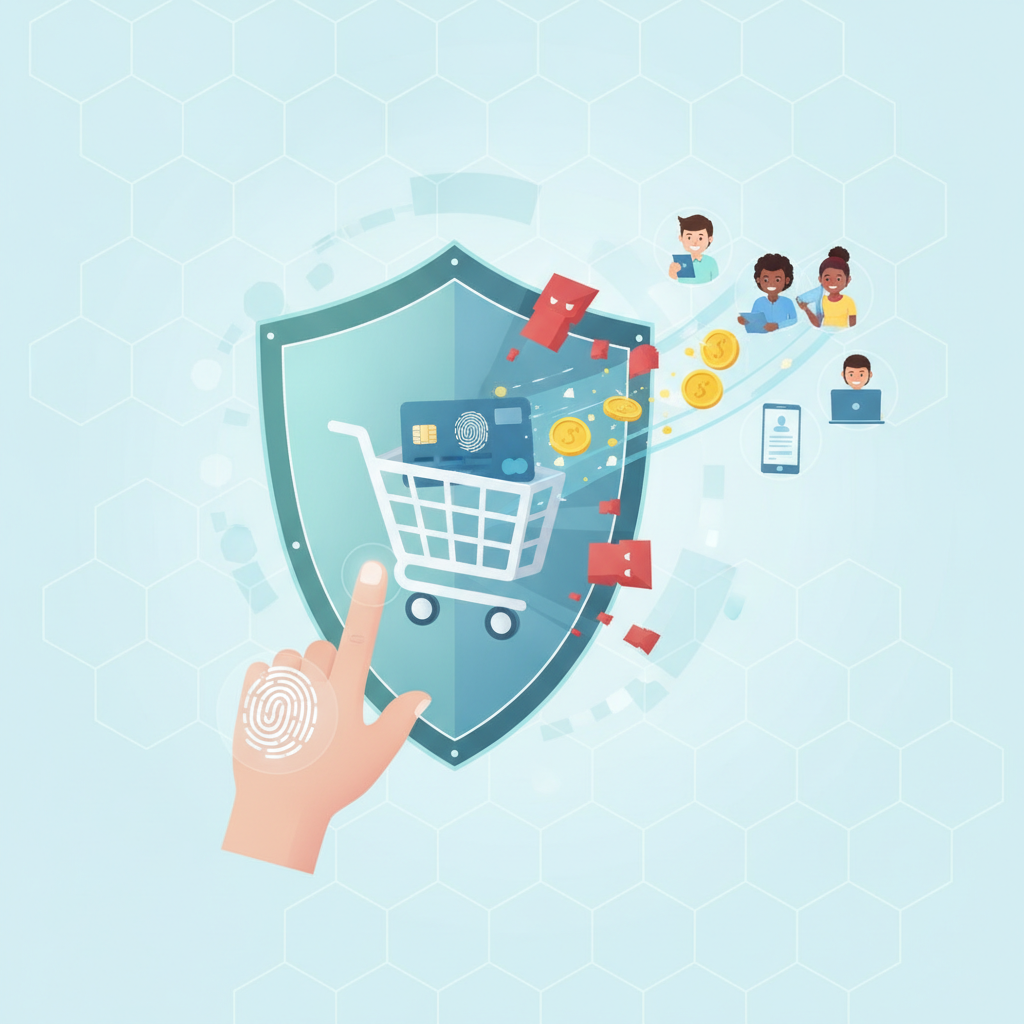 Benefits of Biometric Payment Security for E-commerce Platforms and Users — illustration