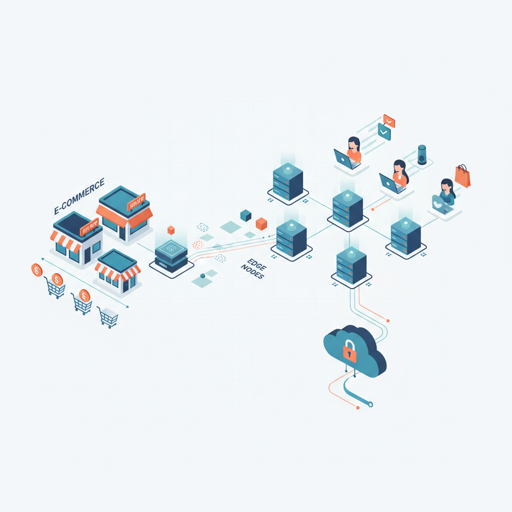 What is Edge Computing and How Does It Address E-commerce Challenges? — illustration