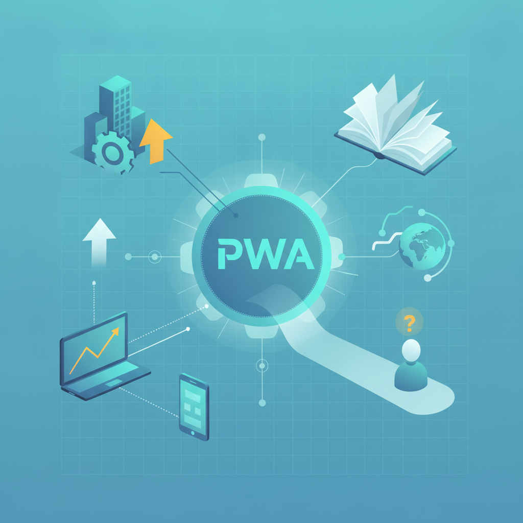 Benefits of PWAs for Businesses & Newcomers to the Web World — illustration