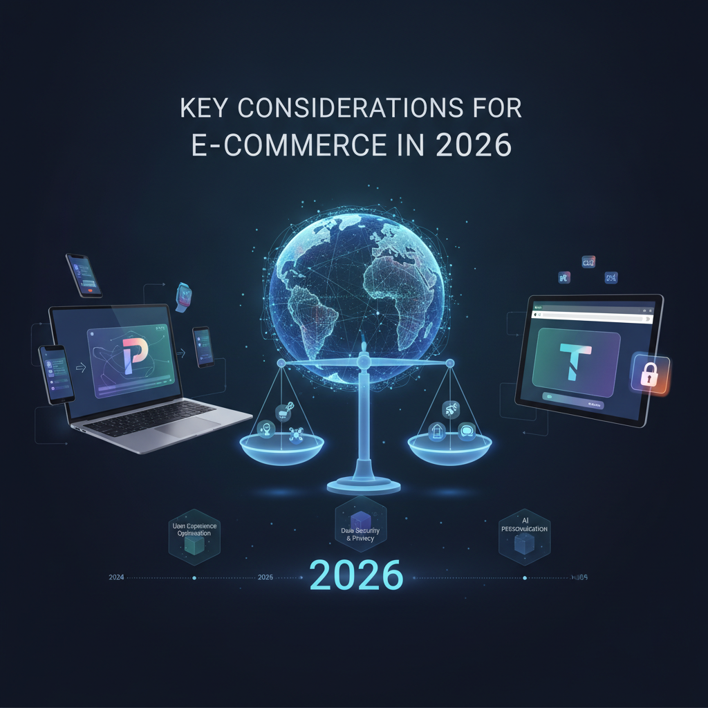 Key Considerations for E-commerce in 2026 — illustration