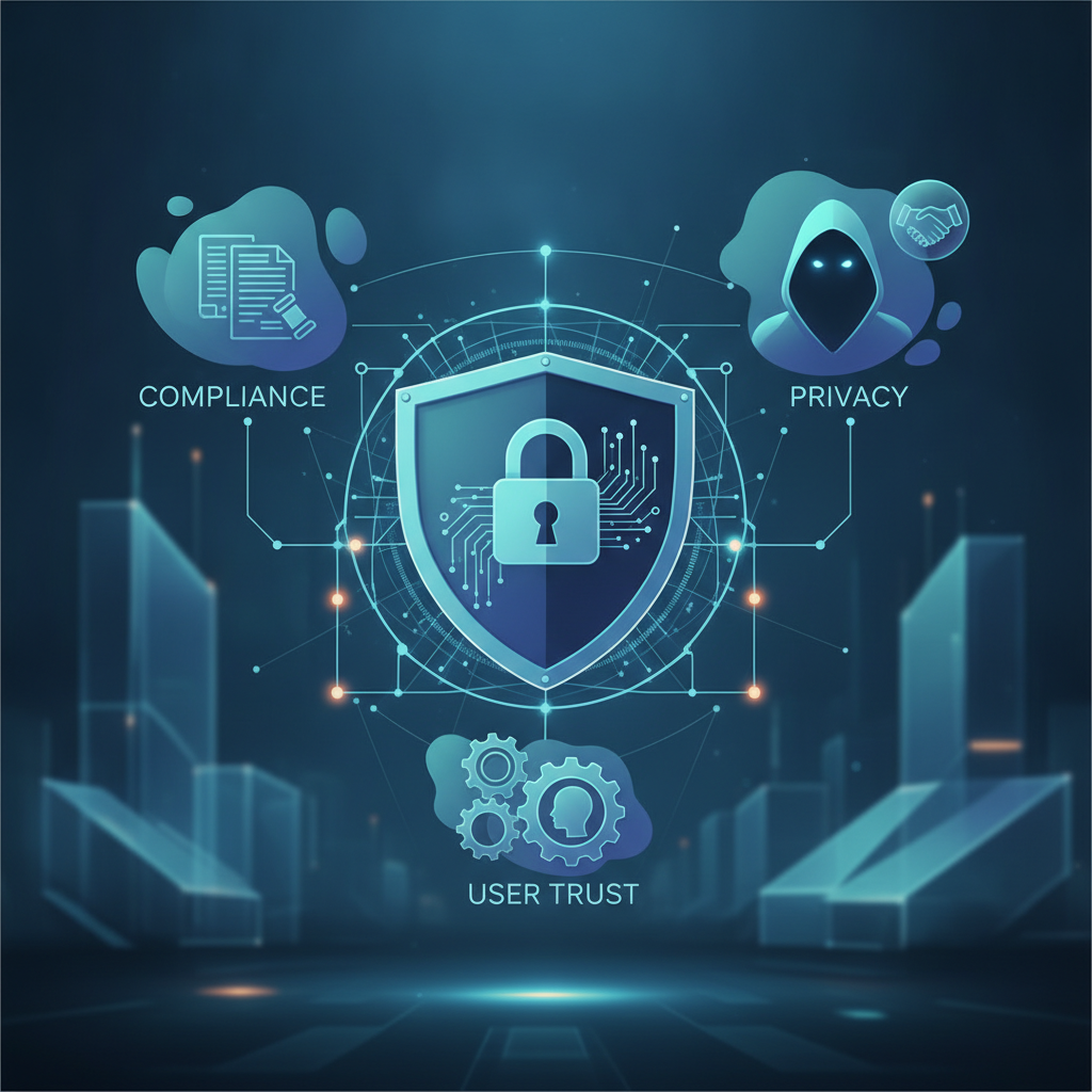 Compliance, Privacy, and User Trust: Navigating the Legal Landscape — illustration