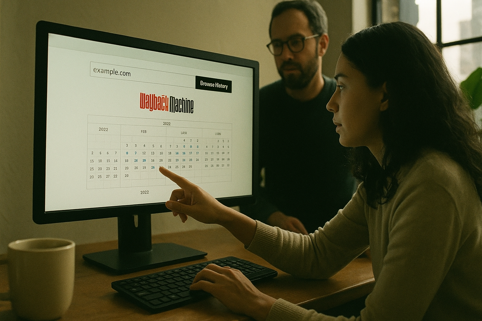 Find older captures with the Wayback Machine — How to find out when a website was published